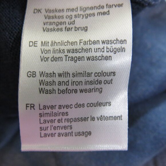 Sunday Women's Navy Sweater Crew Neck Viscose Blend Size Large - Picture 11 of 11